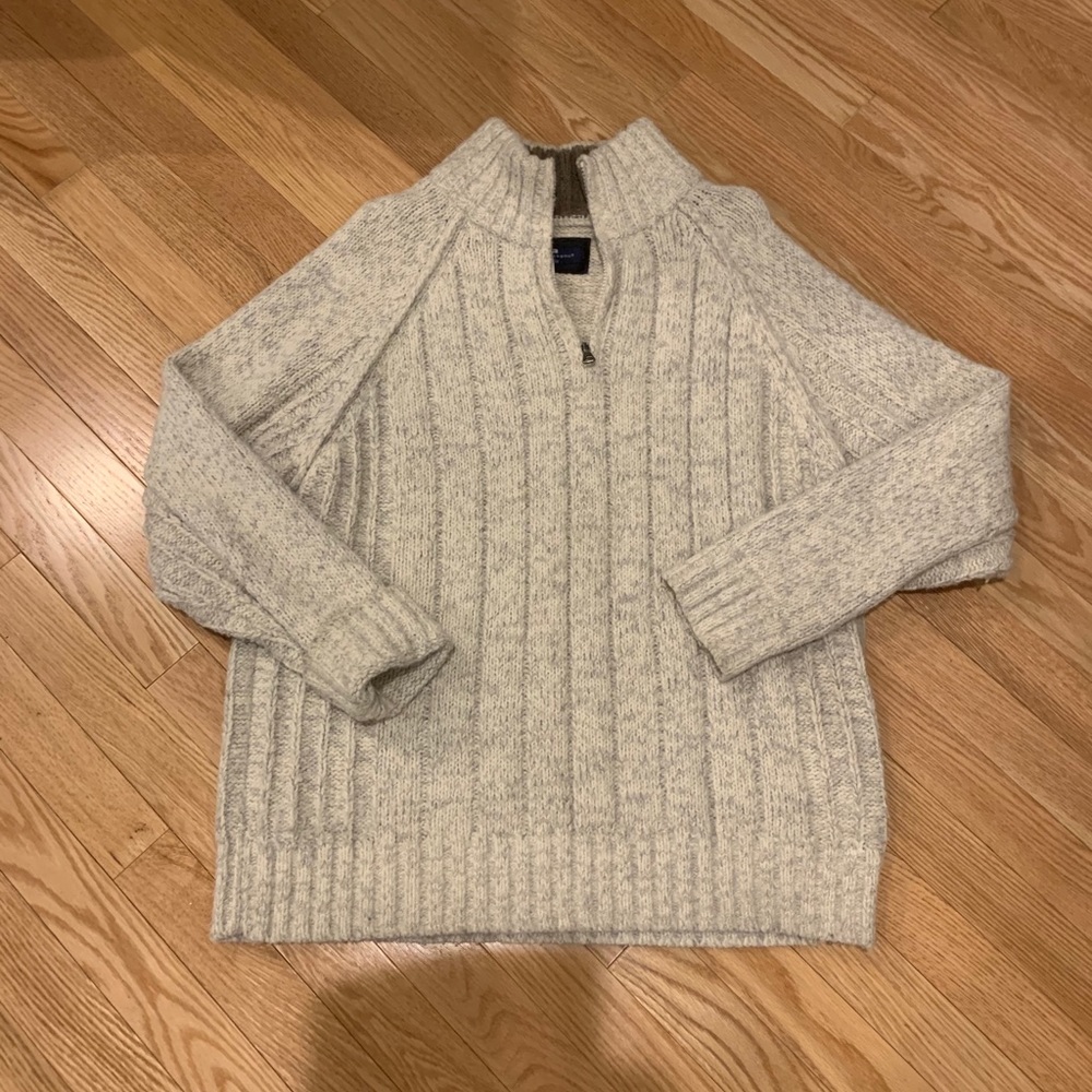 Marks and Spencer men’s sweater. Beautiful cream and light grey. Great condition